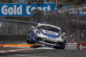 Captured at the Sydney Super Sprint, Round 05 of the 2015 Porsche Carrera Cup at the Sydney Motorsport Park, Eastern Creek, New South Wales, Australia, Friday, October 23, 2015.