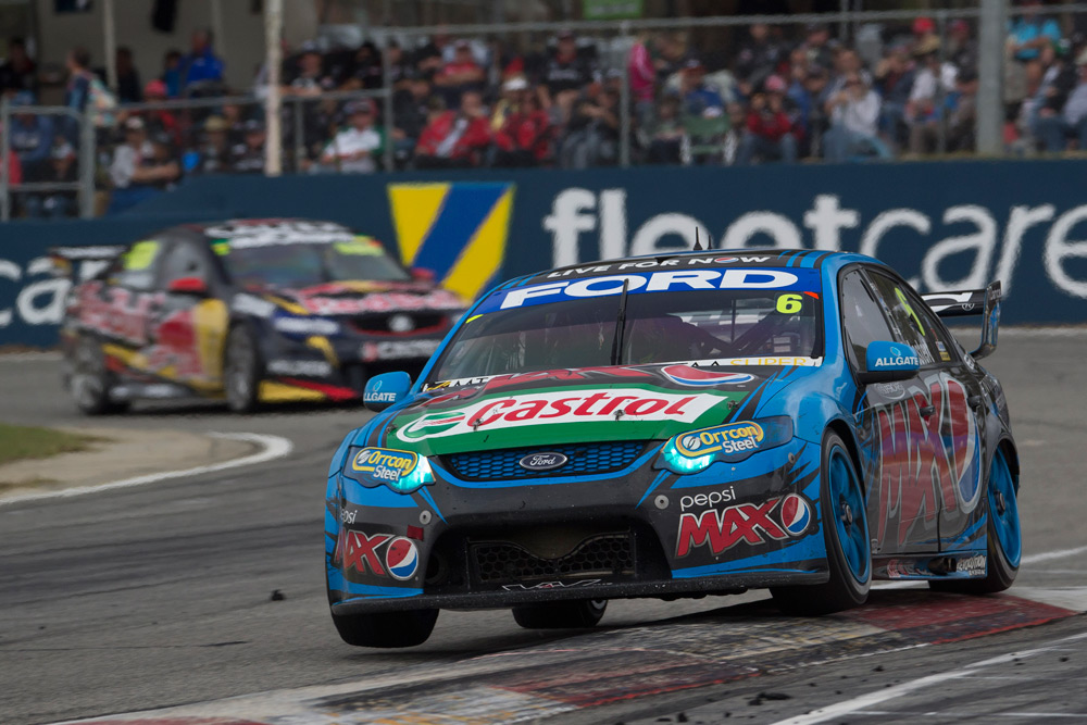 Chaz Mostert competing at Perth, 2014 Supercars