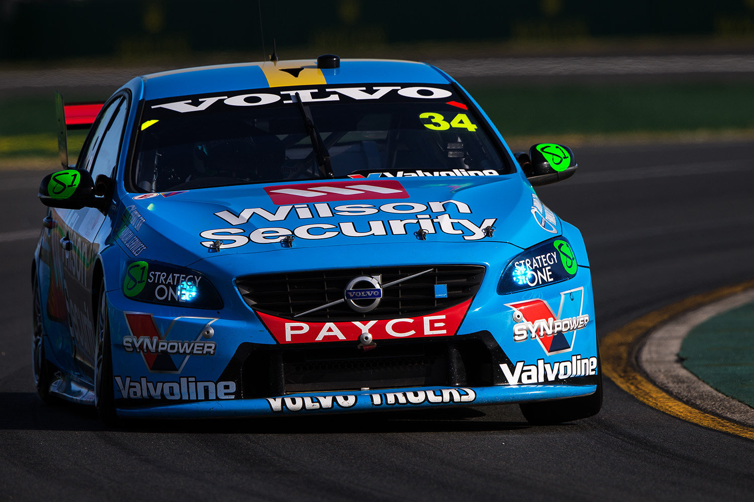 2015 V8 Supercar Championship Round 2. Melbourne Grand Prix, Albert Park, Victoria. Thursday 12th March 2015. Chris Pither drives the #34 Wilson Security Racing GRM Volvo World Copyright: Volvo Polestar Racing Ref: Digital Image V8SC15_AGP_DKIMG01586.CR2