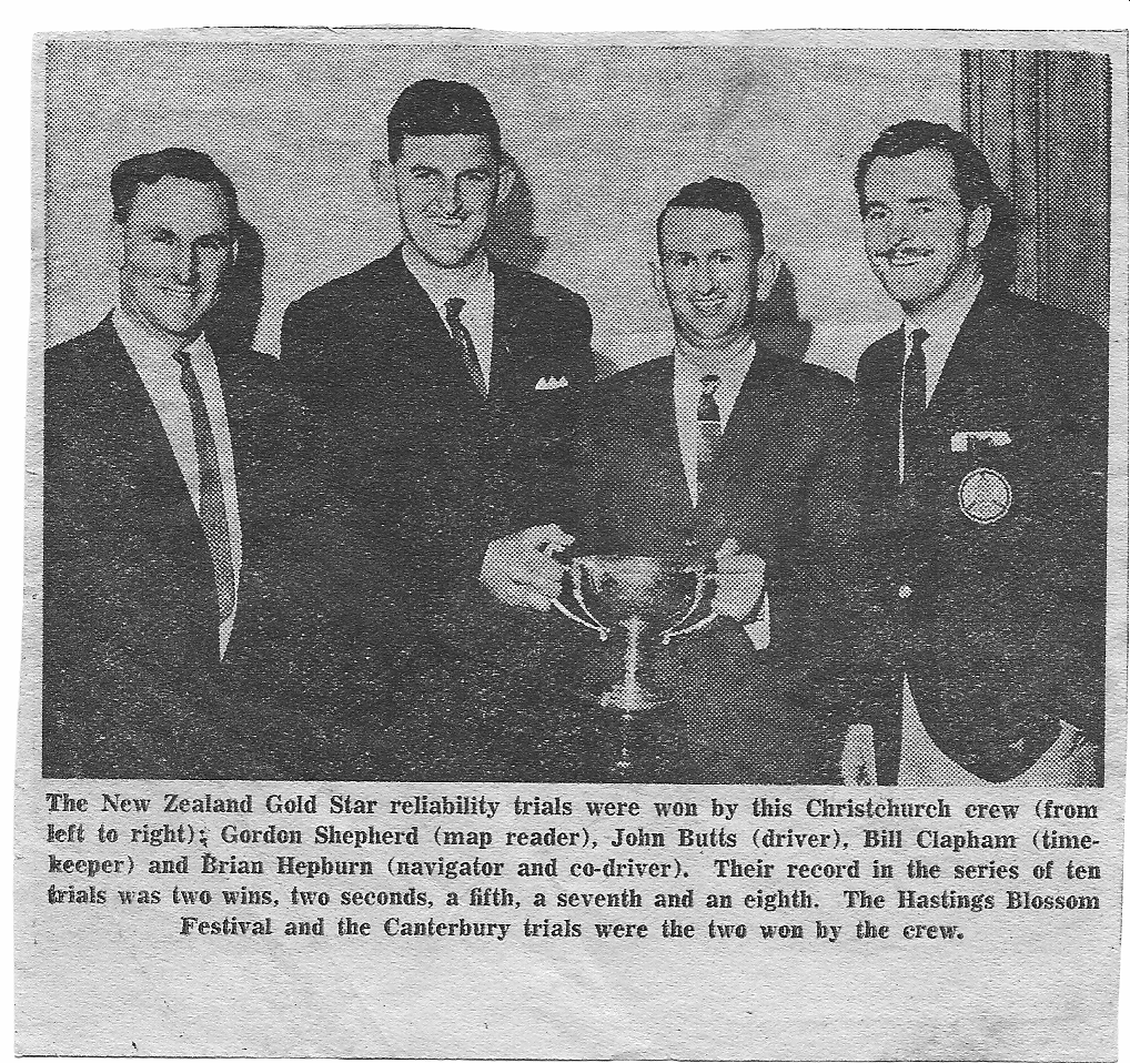 Gold Star John Butts and crew 1965