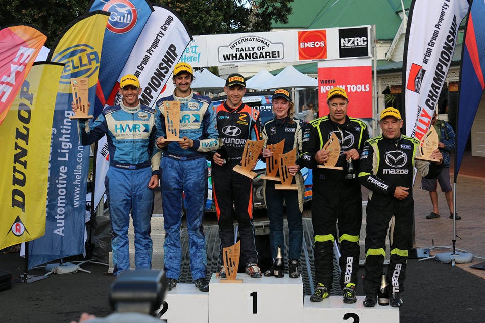 APRC podium Rally Whangarei 2019