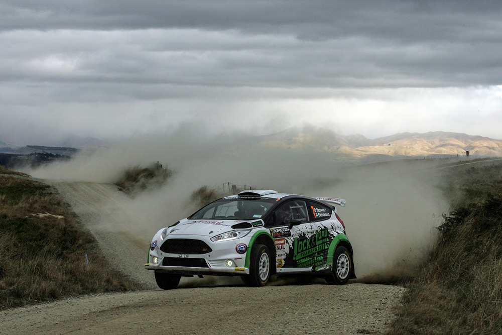 Brendon Reeves and Rhianon Gelsomino at Bobbing Creek, SS13, Rally Otago 2019