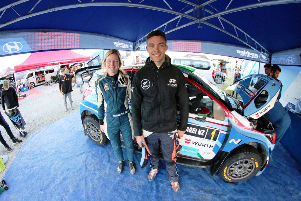 Hayden Paddon and Samantha Gray APRC Rally Whangarei