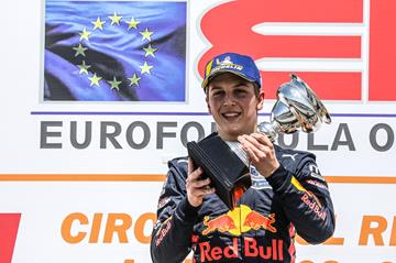 Podium for Liam Lawson at the first round of the Euroformula Open series at Paul Ricard Circuit, France