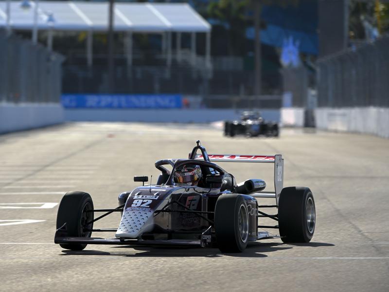 Frazer sits second in USF2000 after opening two races | Talk Motorsport