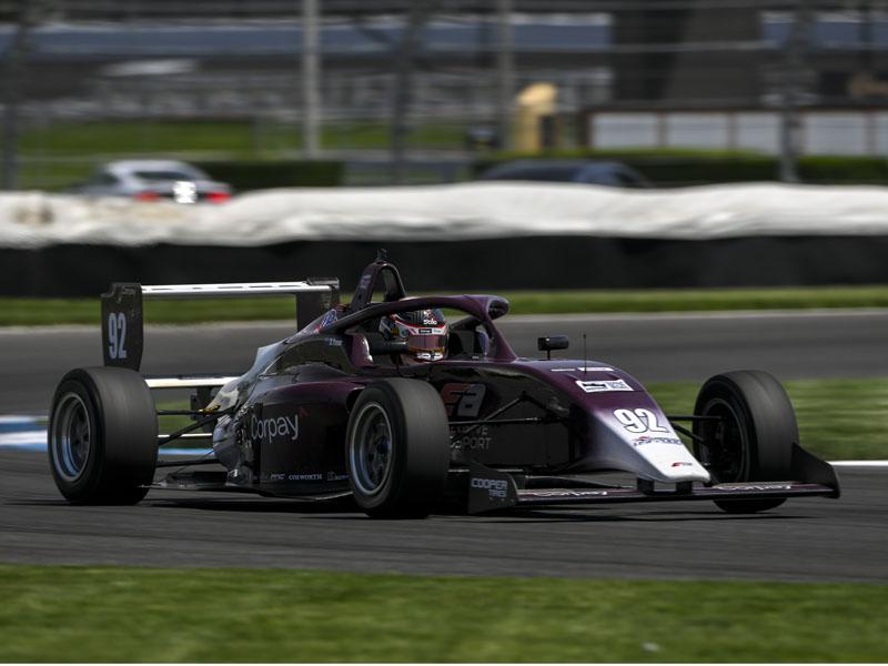 Podium for Frazer at Indianapolis in USF2000 race | Talk Motorsport