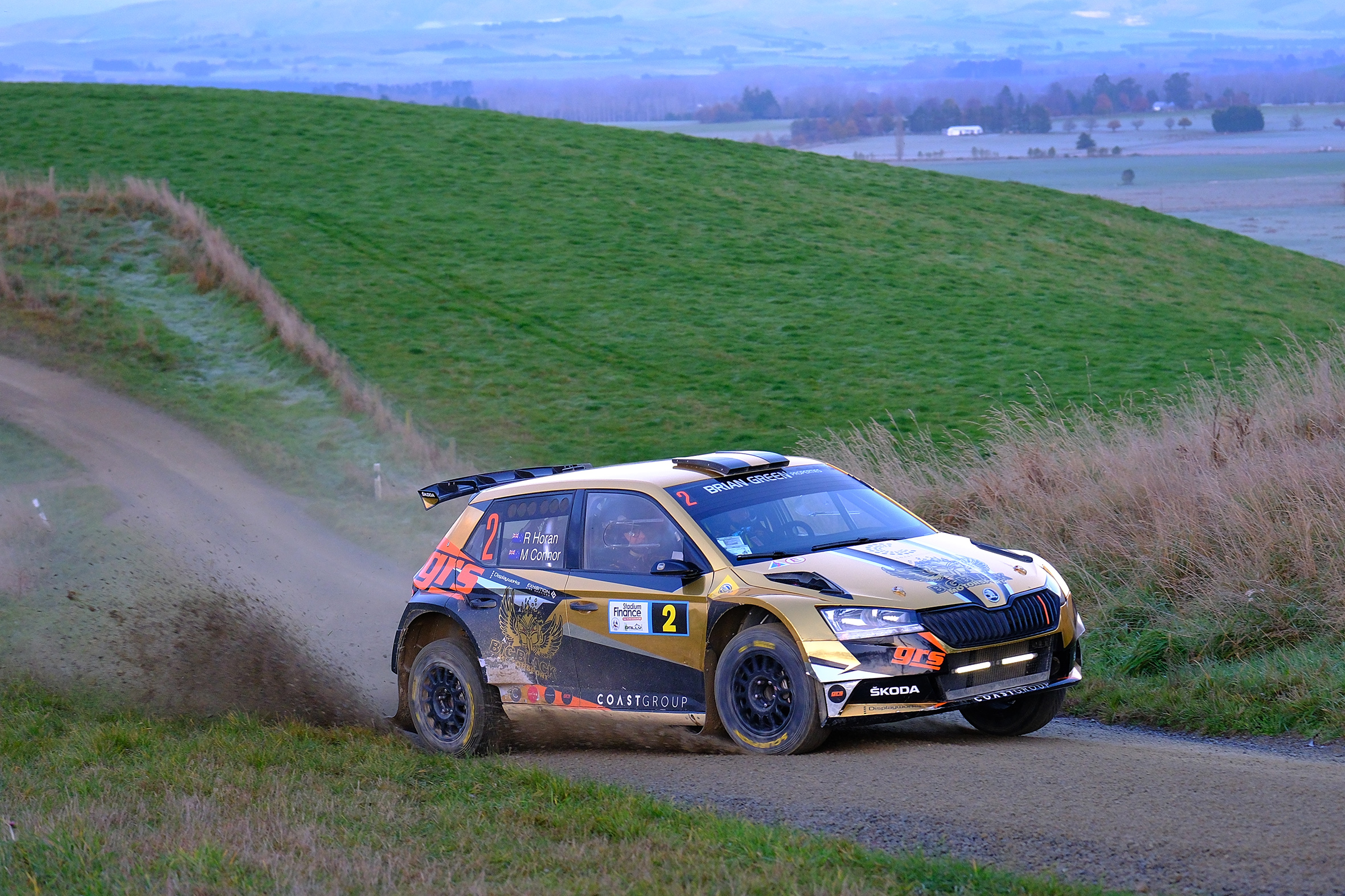 Horan triumphs in dramatic Rally South Canterbury Talk Motorsport